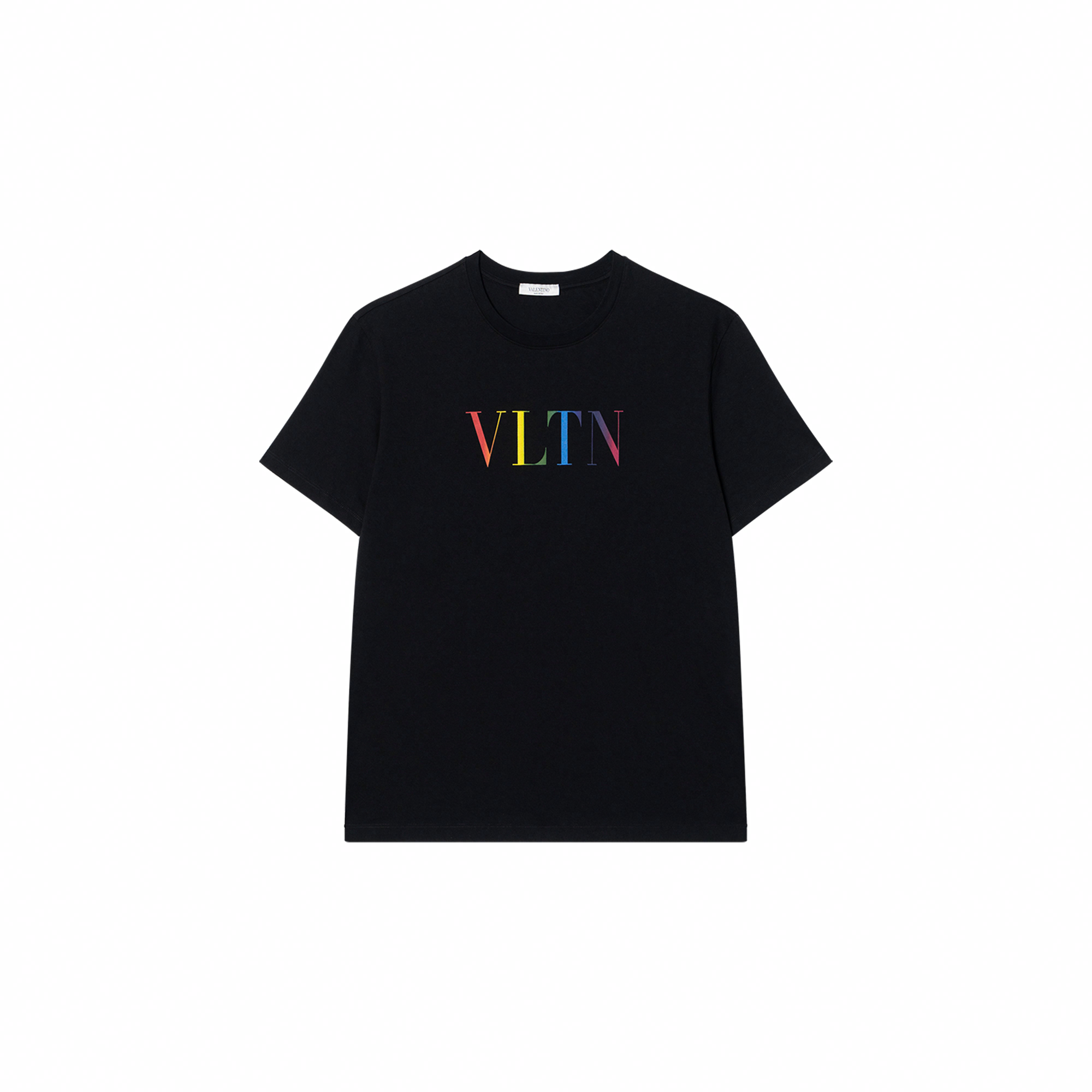 Мужская футболка Valentino SS21 Logo (черная)