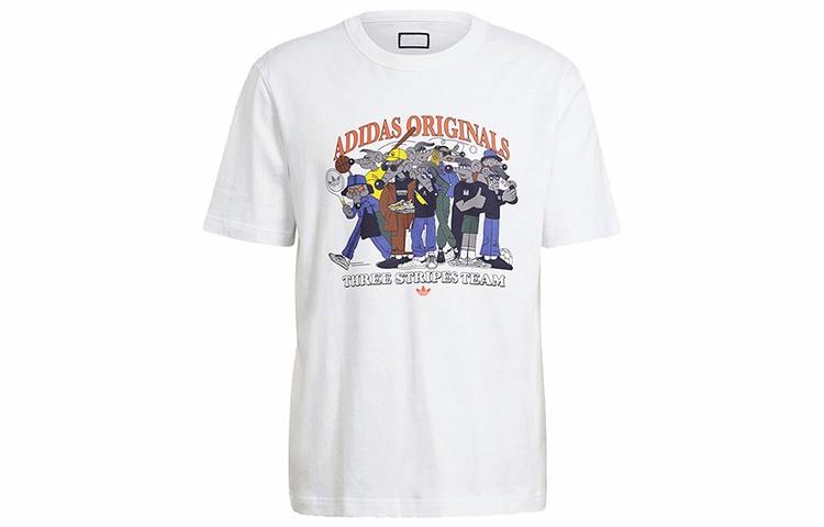 Мужские футболка adidas originals Rateunion Tee (белые) — фото 1