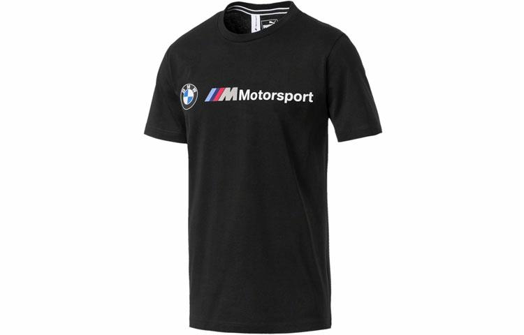 Мужская футболка PUMA BMW MotorSport (черная) — фото 1