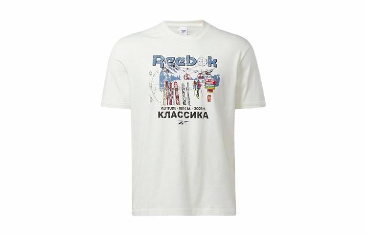 Футболка Reebok College Logo (белая)