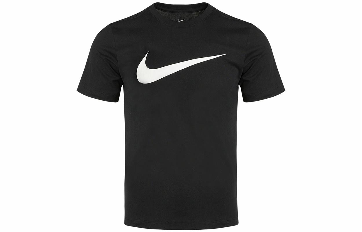 Мужская футболка Nike Sportswear Swoosh (черная)