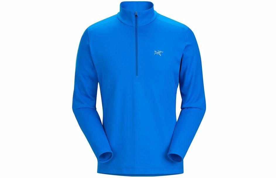 Мужская футболка Arcteryx Motus AR Zip LS (серая)