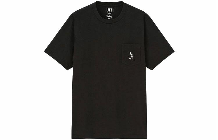 Футболка UNIQLO х Disney (черная) — фото 1