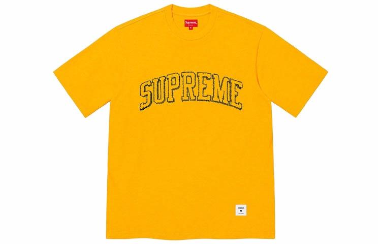 Футболка Supreme SS23 SKETCH EMBROIDERED S/S TOP (черная)