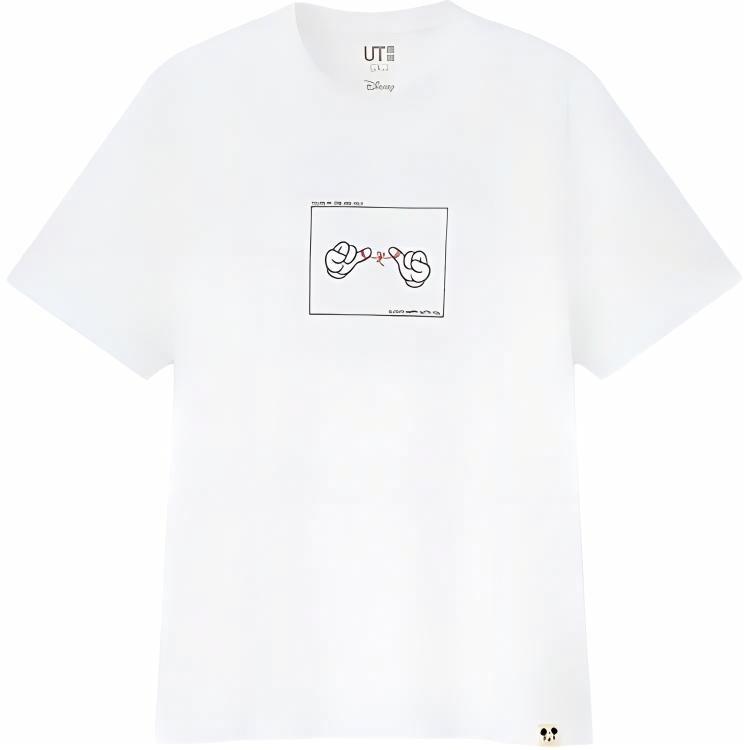 Унисекс футболка UNIQLO T (белый) — фото 1