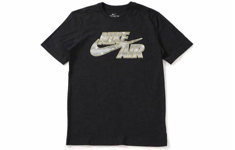 Футболка Nike Air M Nsw Tee Sznl Stmt 6 (черная) — фото 1