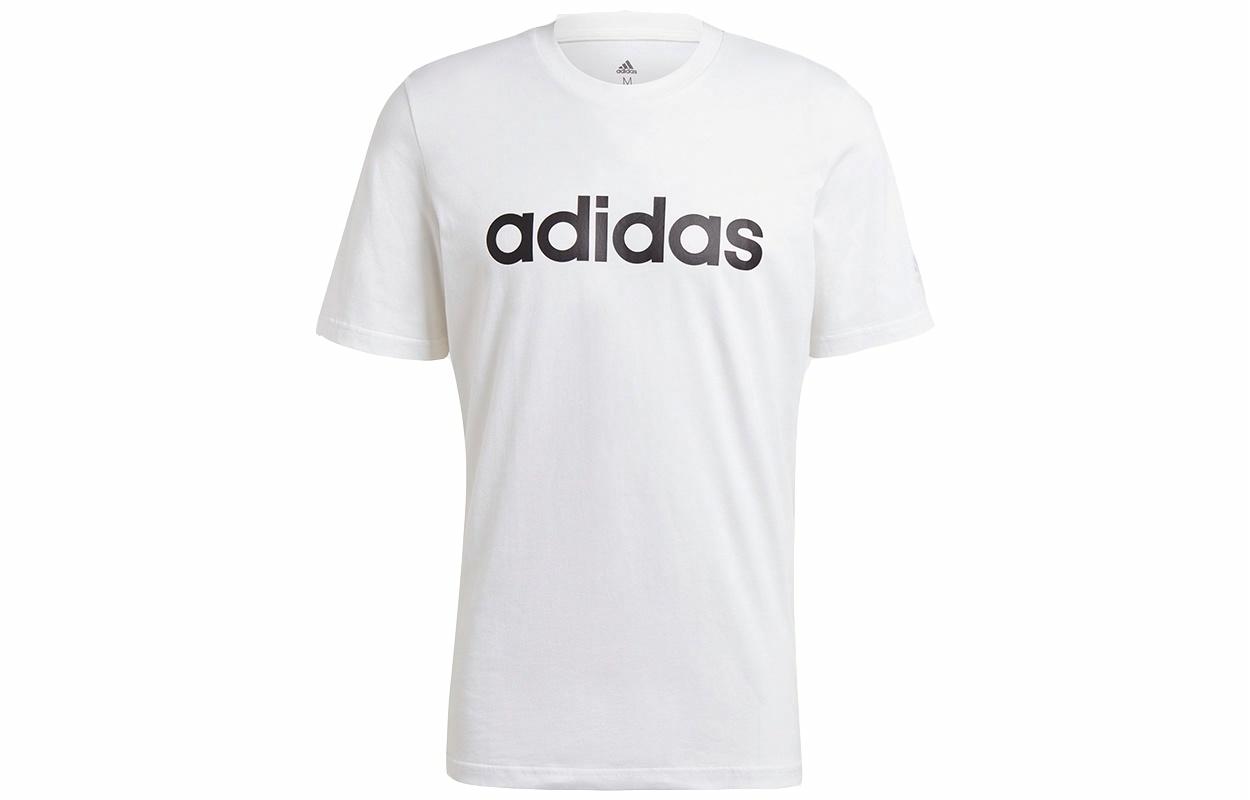 Мужская футболка adidas M Lin SJ T (белая) — фото 1