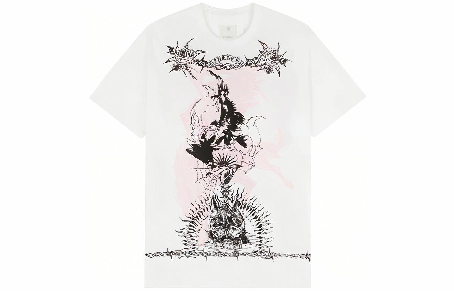 Мужская футболка Givenchy Givenchy FW21 T (белая)