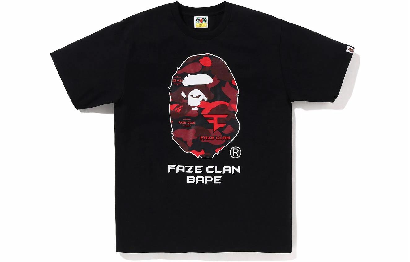 Футболка A BATHING APE × FaZe Clan (черная)