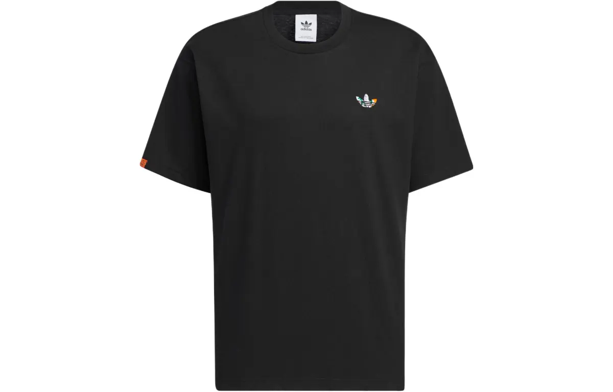Adidas Originals Set in Sleeve T Shirt Unisex Black