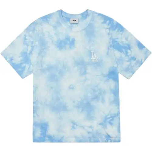 MLB Drop Shoulder Sleeve T-Shirt Unisex Blue