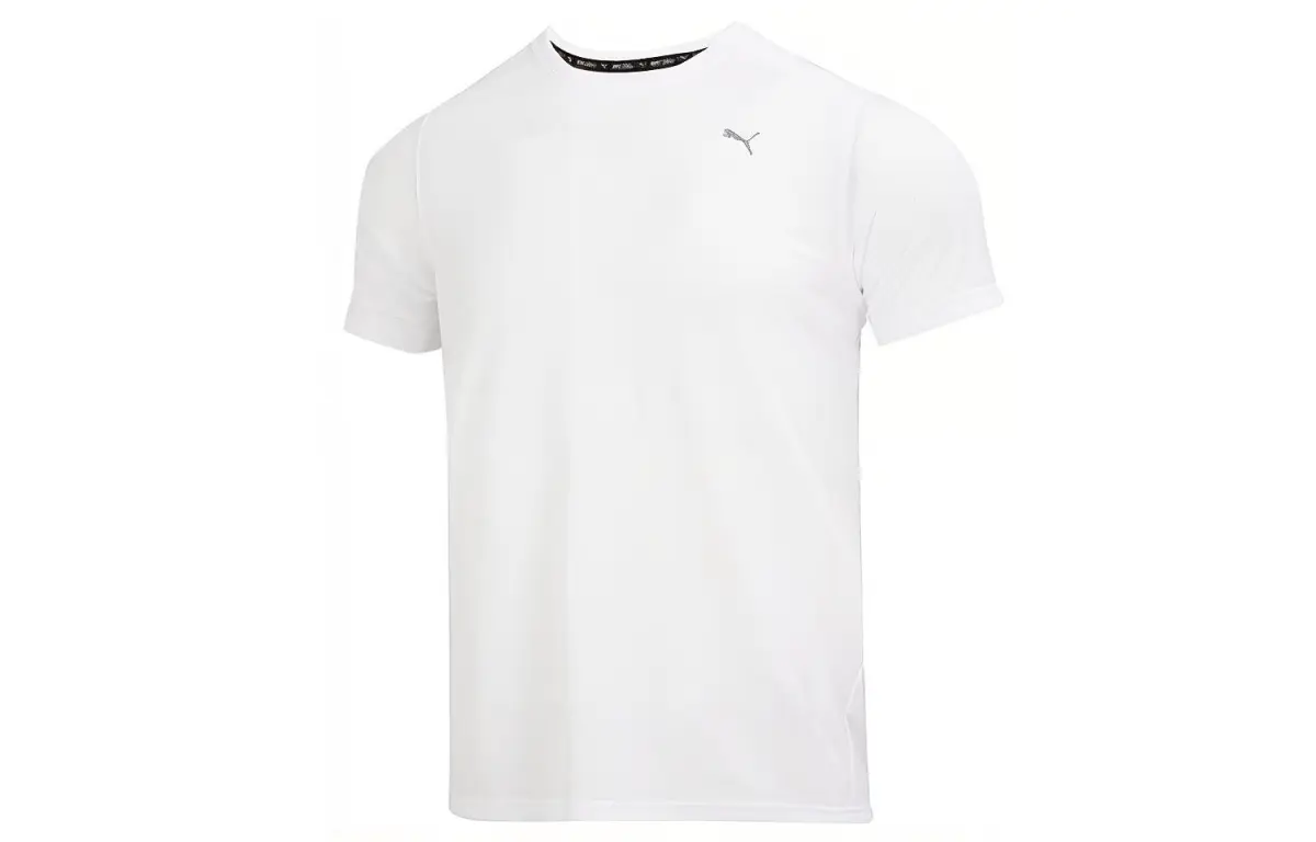 PUMA Drop Shoulder Sleeve T-Shirt Men's White