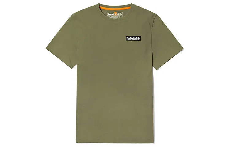 Timberland T-Shirts Unisex Kassel Green Crew Neck Moderate Straight Fit
