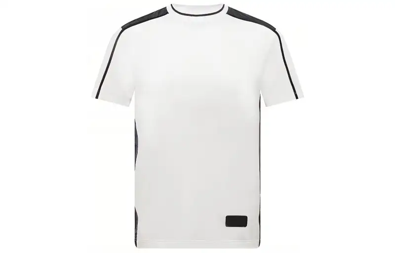 PRADA T Shirts Men's White Crew Neck Moderate Straight Fit