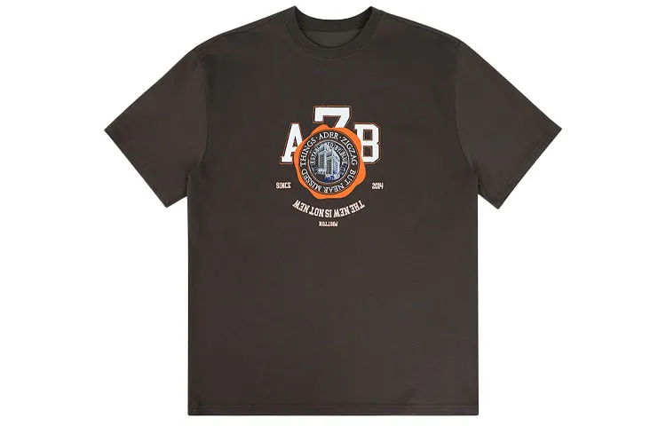 ADER ERROR T Shirts Unisex Dark Gray Crew Neck Moderate Other
