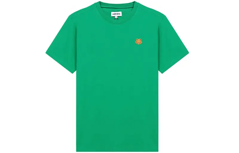 KENZO T Shirts Men's Green Crew Neck Moderate Other