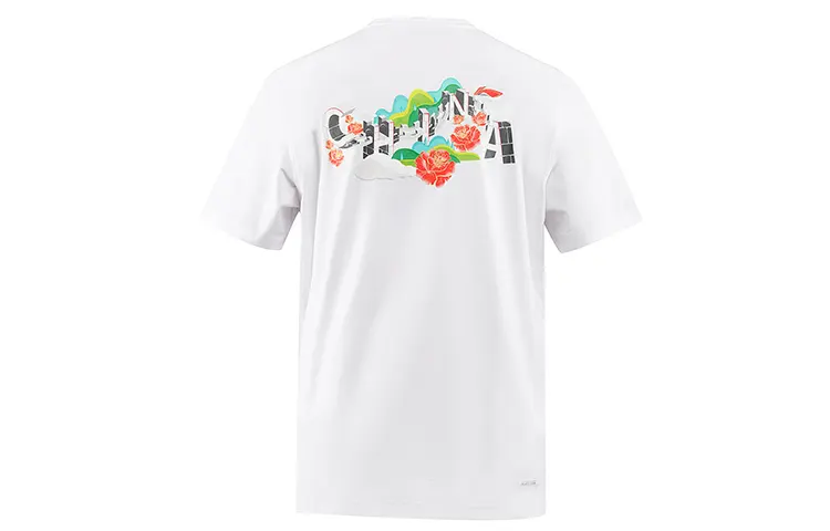 Li Ning Sports Fashion Collection T Shirt Men's White