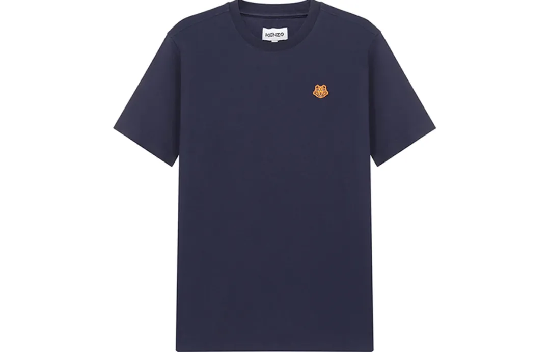 KENZO Classic Tiger Head SS22 T Shirt Men's Marine Blue