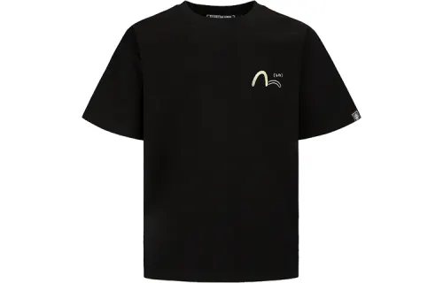 EVISU T Shirts Men's Crew Neck Moderate Straight Fit