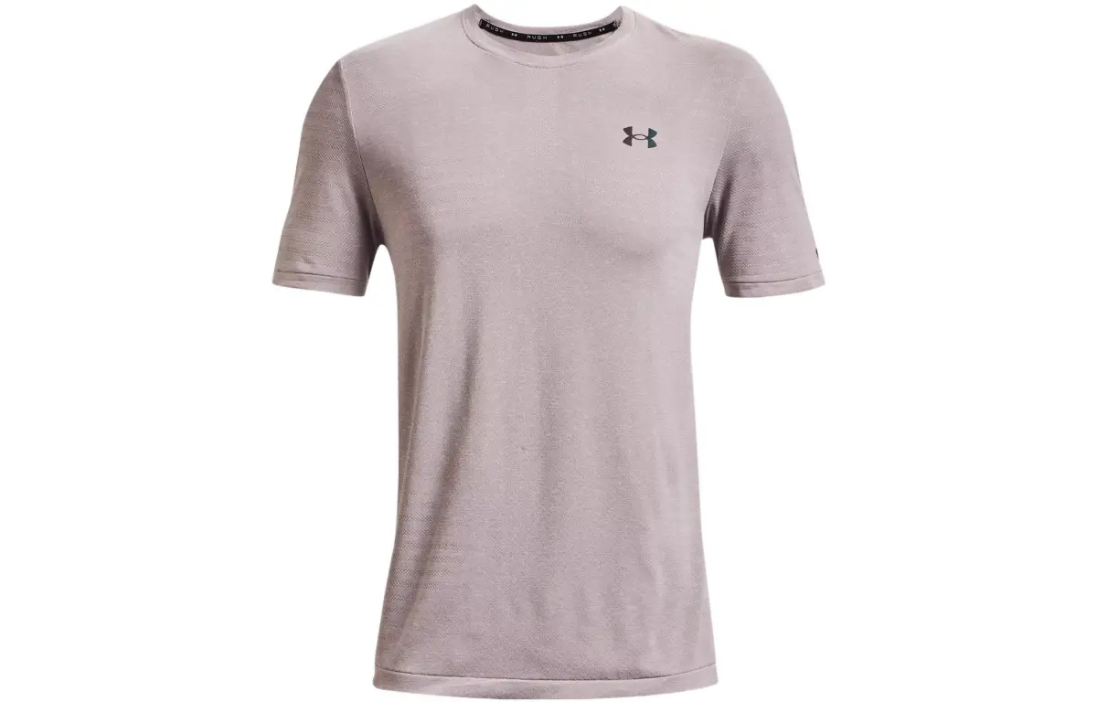 Under Armour RUSH Set in Sleeve T Shirt Men's Limestone White