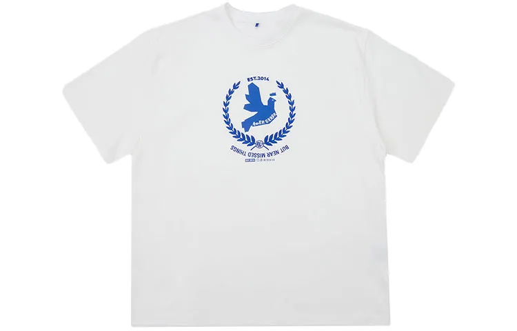 ADER ERROR T Shirts Unisex White Crew Neck Moderate Straight Fit