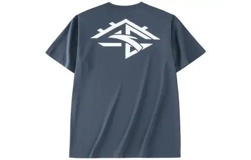 Anta Drop Shoulder Sleeve T-Shirt Men's Shrimp Gray