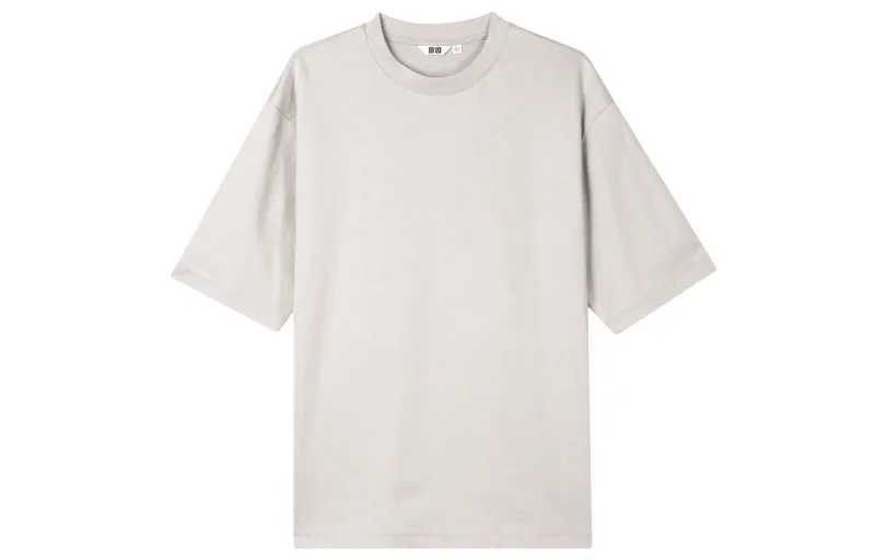 UNIQLO T Shirt Unisex Light Gray