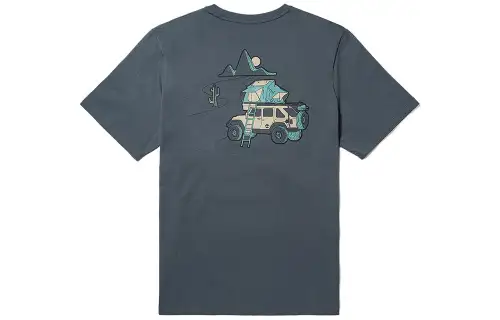 Timberland T Shirt Unisex Rock Cyan