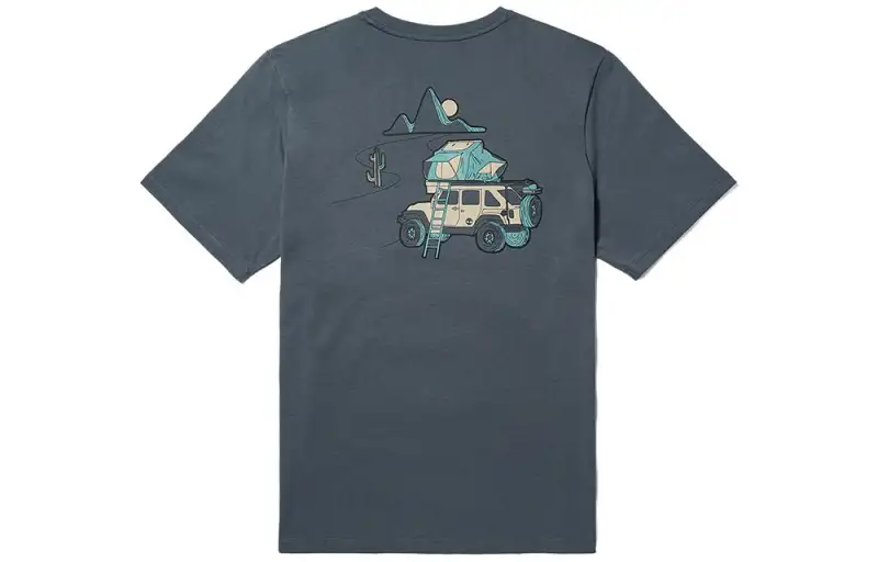 Timberland T Shirt Unisex Rock Cyan