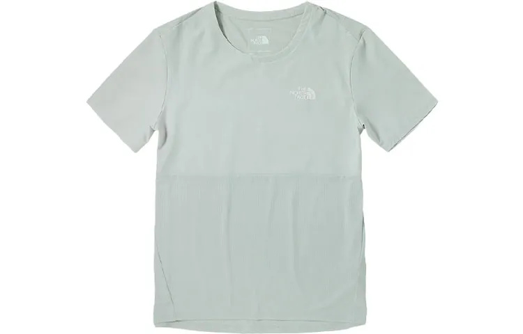 THE NORTH FACE T-Shirts Men's Light Gray Crew Neck Moderate Straight Fit
