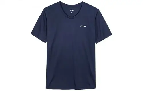 Li Ning T Shirts Unisex Crew Neck Moderate Straight Fit