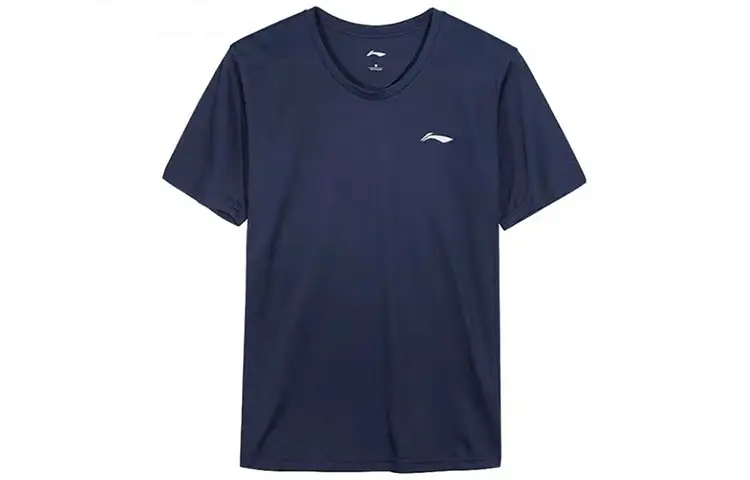 Li Ning T Shirts Unisex Crew Neck Moderate Straight Fit