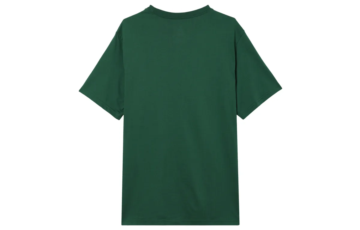 Converse T-Shirts Unisex Green Crew Neck Moderate Straight Fit