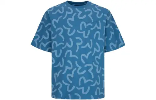 EVISU SS22 T Shirt Men's Sea Blue