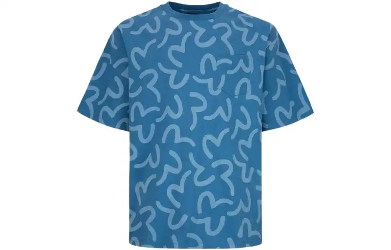 EVISU SS22 T Shirt Men's Sea Blue