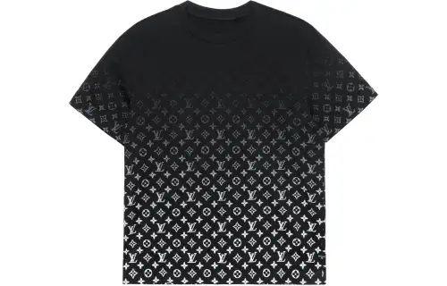 LOUIS VUITTON Pre Owned 2010s Gradient Monogram print T shirt