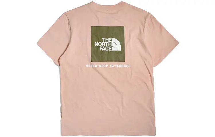 THE NORTH FACE T Shirts Men's Pink Crew Neck Moderate