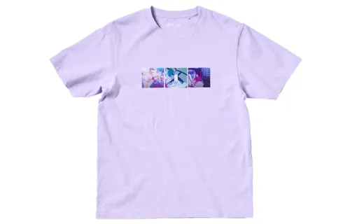 UNIQLO T Shirt Unisex Light Purple