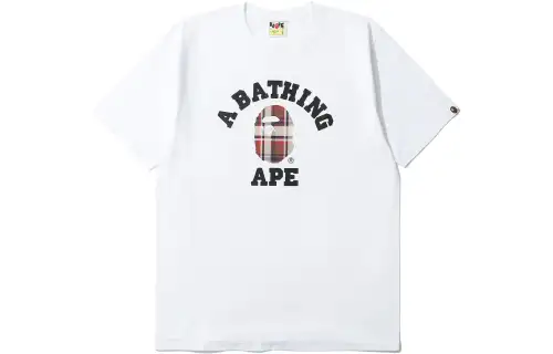 Bape Check College Tee