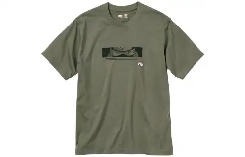 UNIQLO SS23 T Shirt Unisex Olive