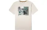 Timberland T Shirts Men's Ivory Crew Neck Moderate Straight Fit