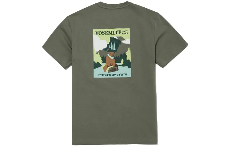 THE NORTH FACE T Shirt Unisex Olive Green