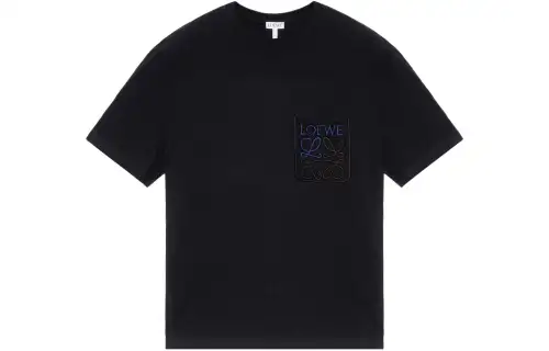 LOEWE Relaxed Fit T-shirt In Cotton Black
