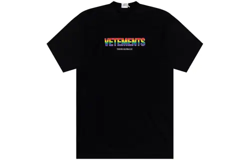 Vetements Rainbow Logo T Shirt