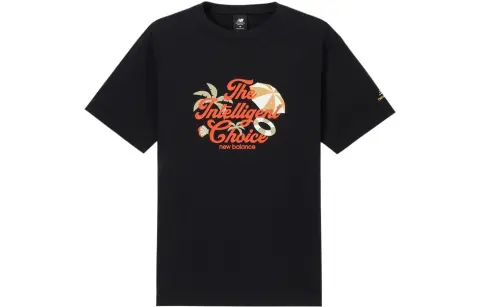 New Balance Drop Shoulder Sleeve T Shirt Men's Black