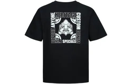 EVISU T Shirts Men's Crew Neck Moderate Straight Fit