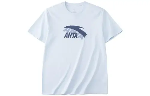 Anta T Shirt Unisex Illusion Blue