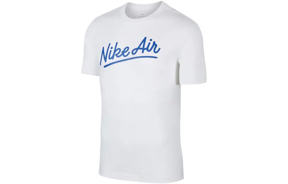 Nike T-Shirts Men's White Crew Neck Moderate