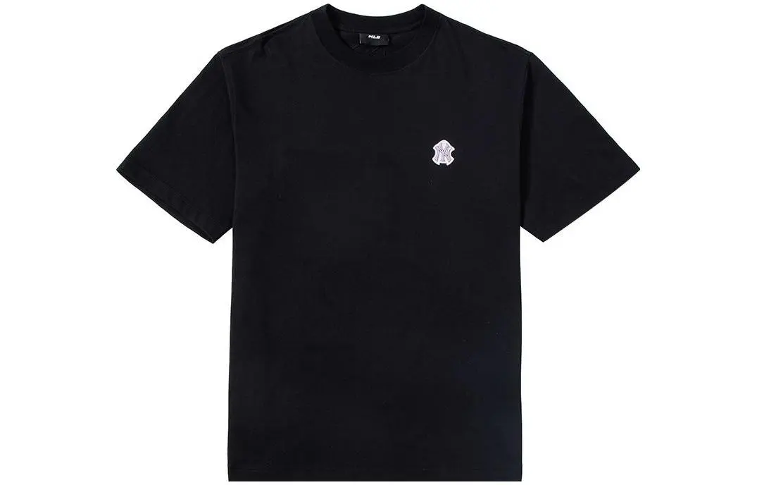 MLB New York Yankees T-Shirts Unisex Black Crew Neck Moderate Straight Fit