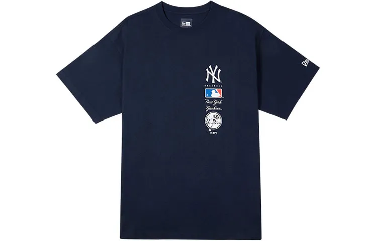 New Era T Shirt Unisex Navy Blue